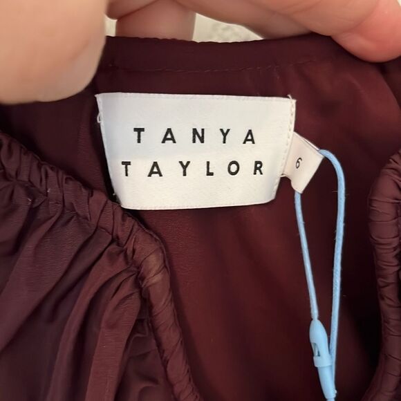 Nwt - Cabernet Shiela Long Sleeve Top by TANYA TAYLOR - Picture 4 of 6